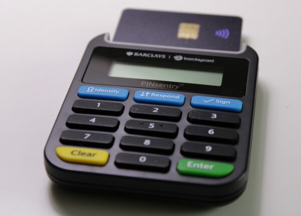 black and blue calculator on white table